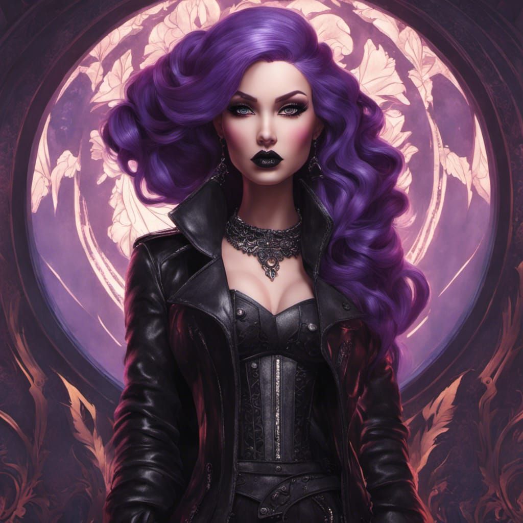 Goth barbie - AI Generated Artwork - NightCafe Creator