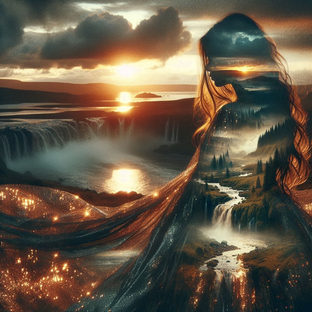 Watching the waterfall