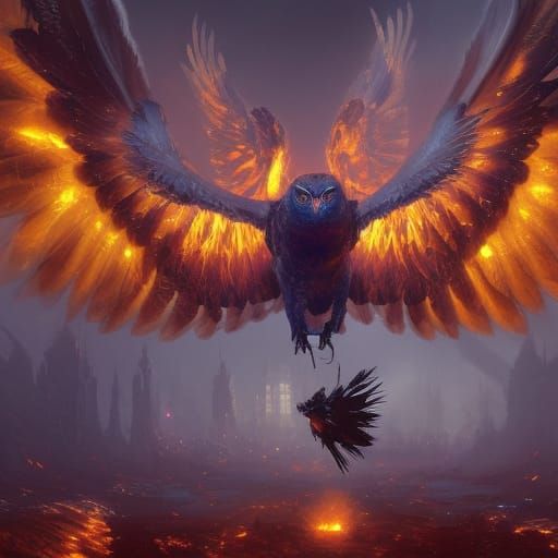 An army of fire owls