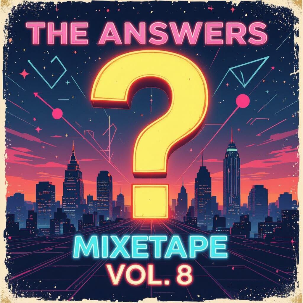 Album cover FOR 
The Answers Mixtape Vol.8
