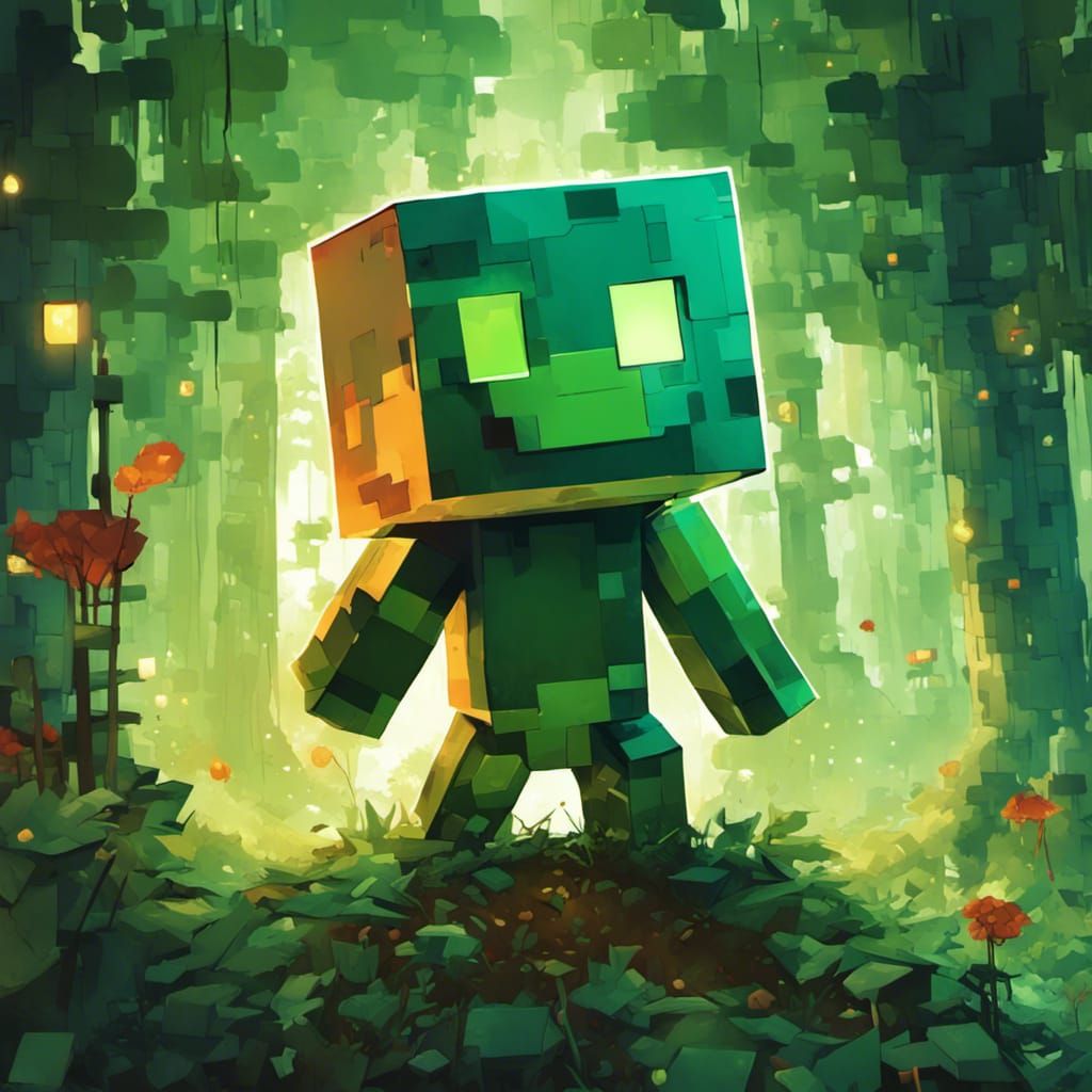 Baby Creeper - AI Generated Artwork - NightCafe Creator