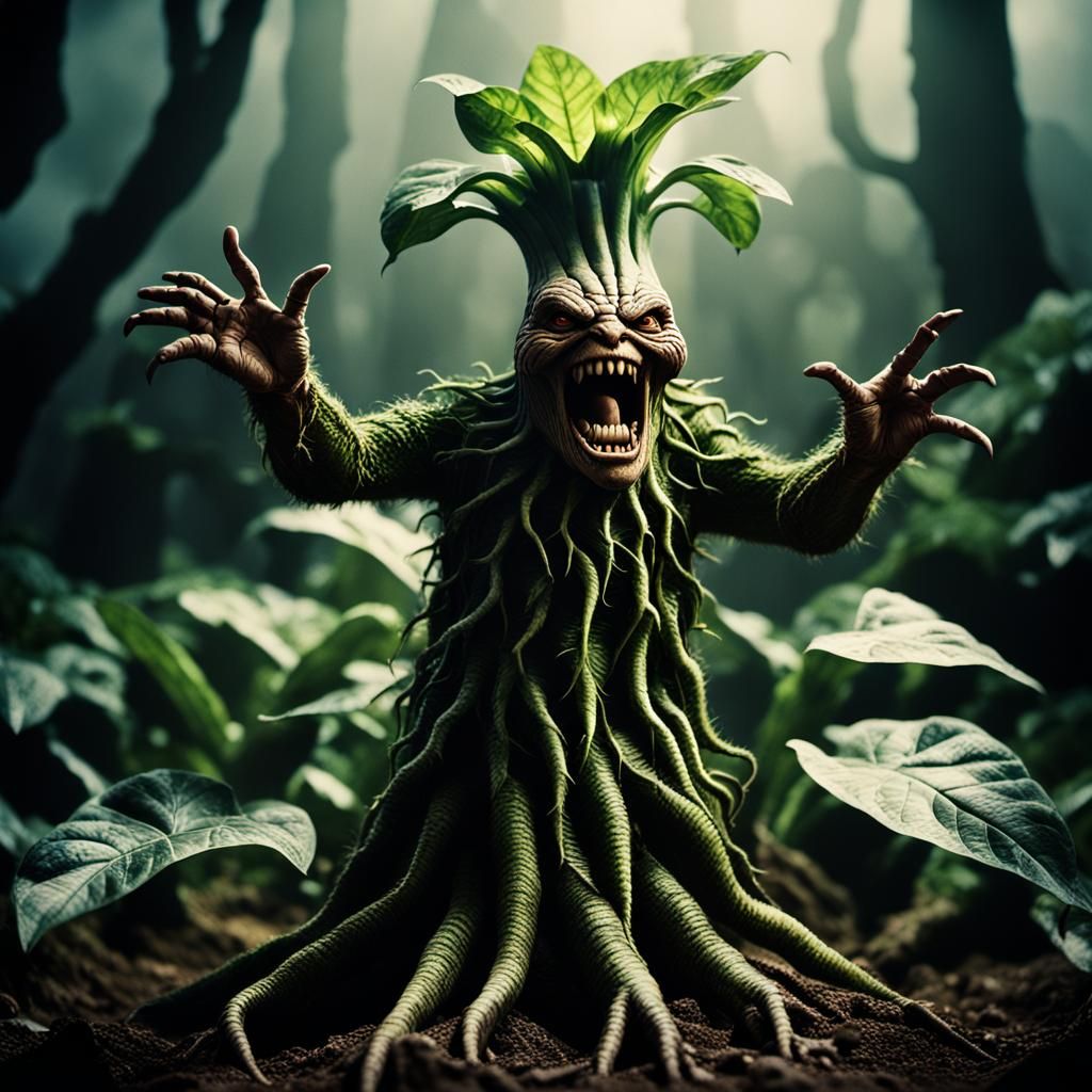 Screaming Mandrake Cinematic film still, shot on v-raptor XL, film grain, vignette, color graded, post-processed, ...  by @Orge_Maus