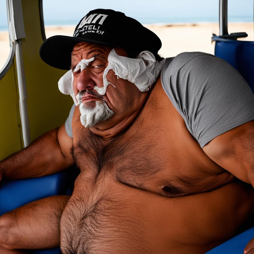 Grossly Overweight Man: A Study in Neglect