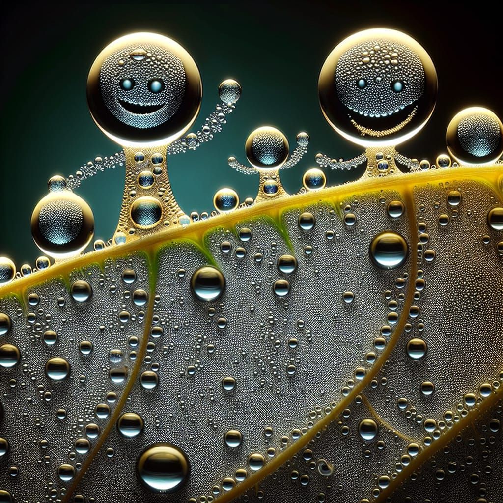 Happy Dewdrop Peeps  by @ing