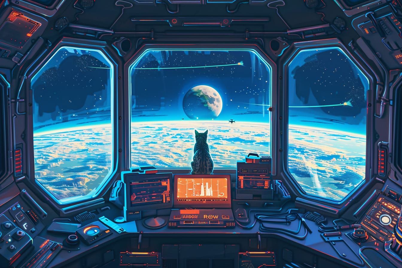 Space Station Cat