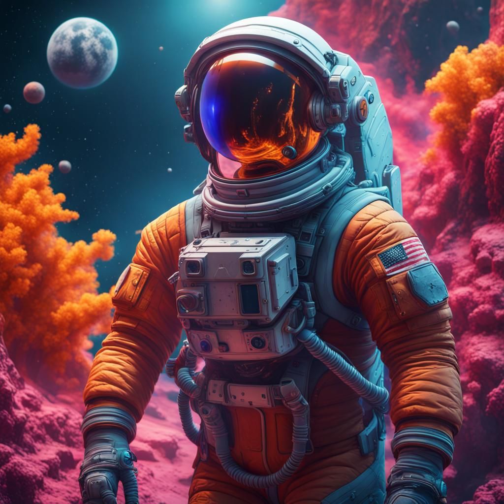 Astronaut - Ai Generated Artwork - Nightcafe Creator