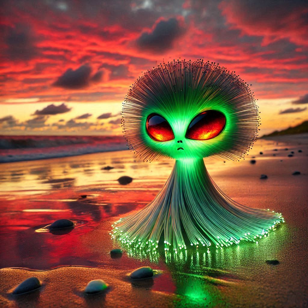 Red sky at night, alien’s delight