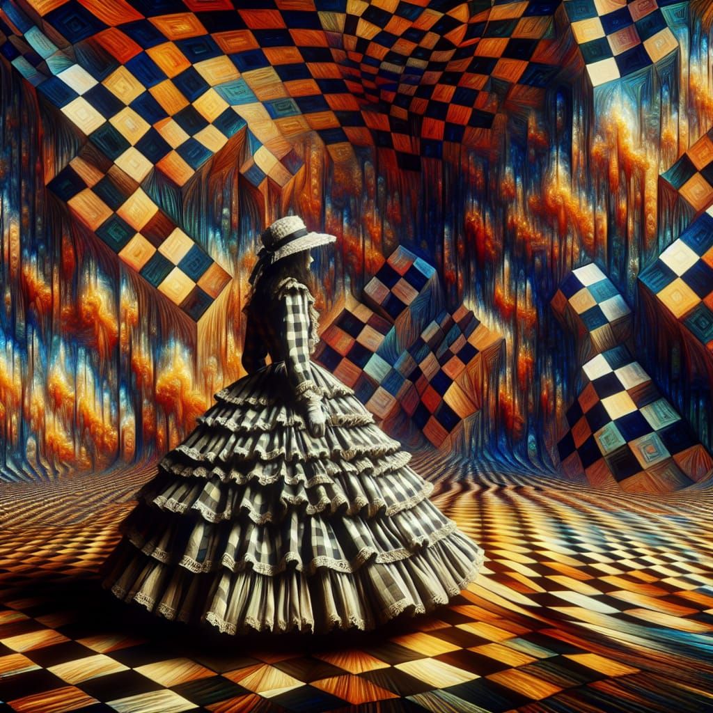 A Gingham Dreamscape 