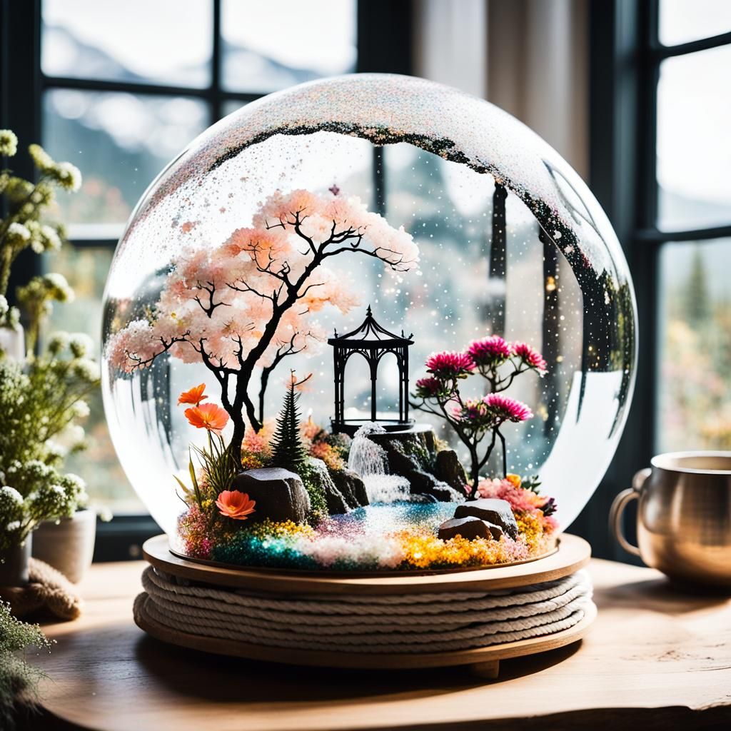 Glitter globe  by @Kosher