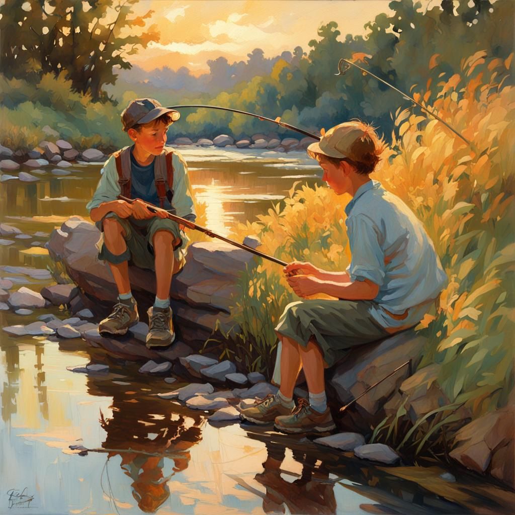 Going fishing together