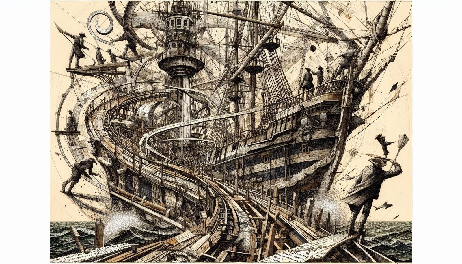 'All hands on deck, we've run afloat!' I heard the captain c...