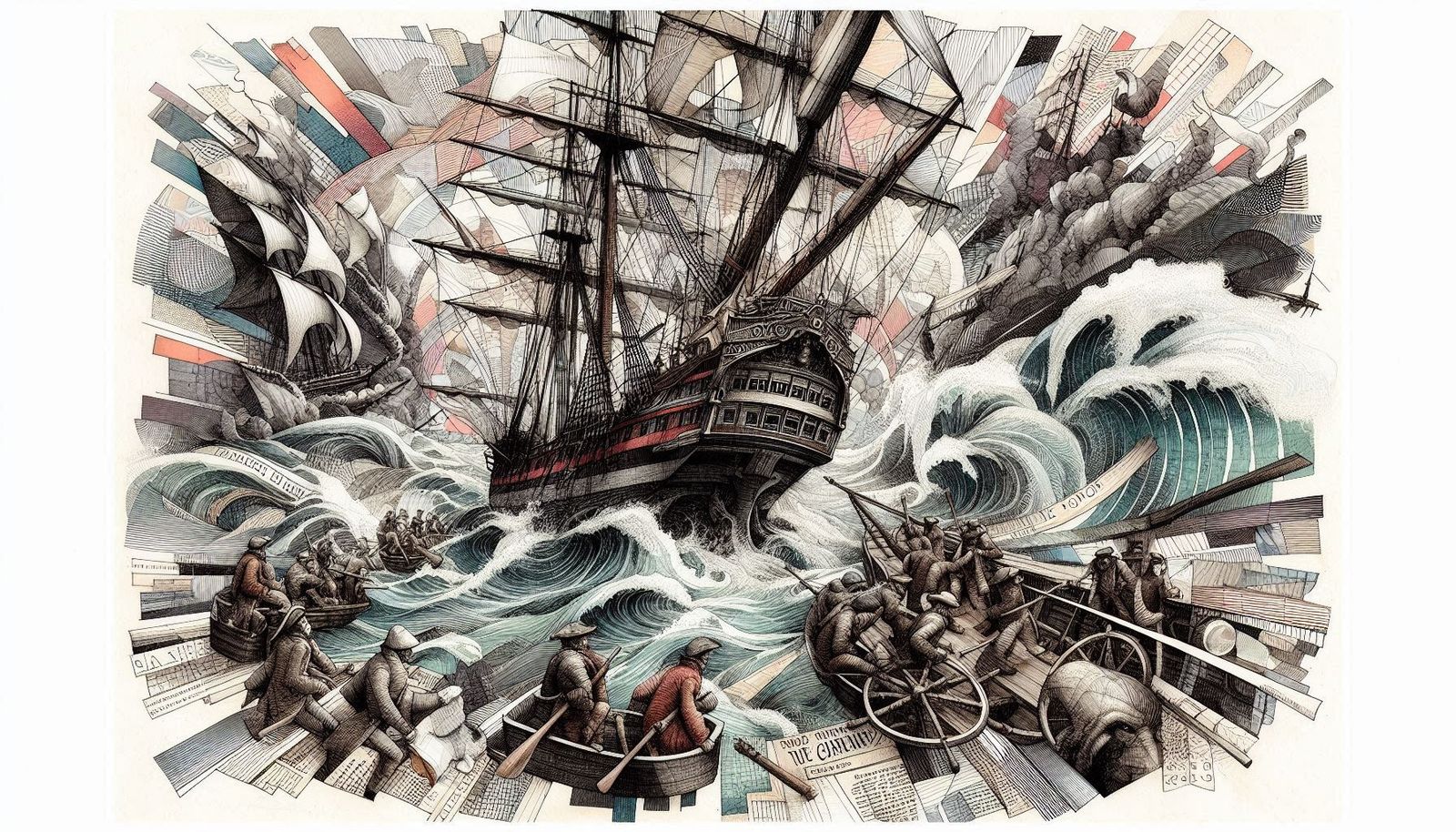 'All hands on deck, we've run afloat!' I heard the captain c...