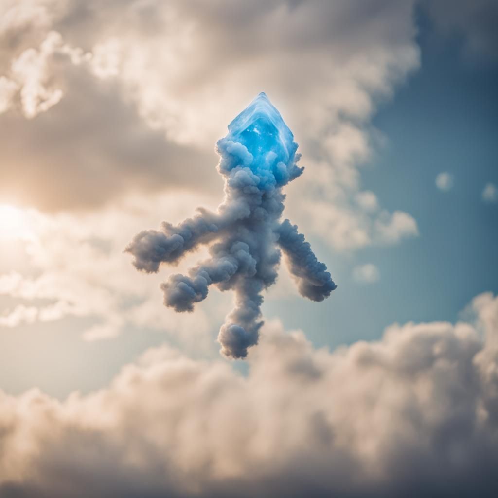 An air elemental in the sky