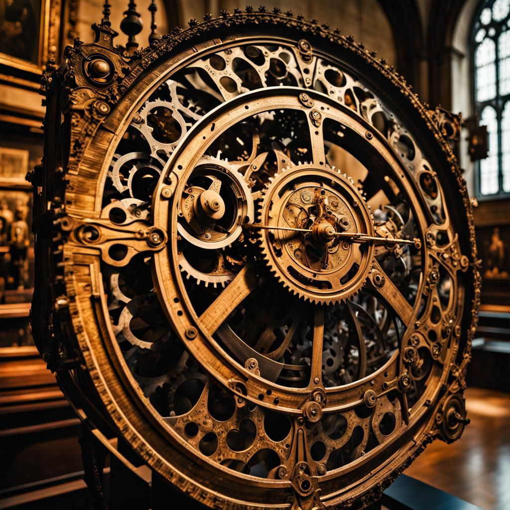 Clockwork from the Middle Ages - AI Generated Artwork - NightCafe Creator