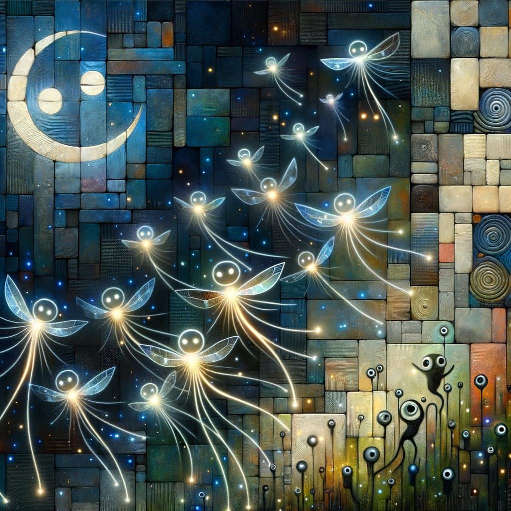 Robot and the Fireflies 1