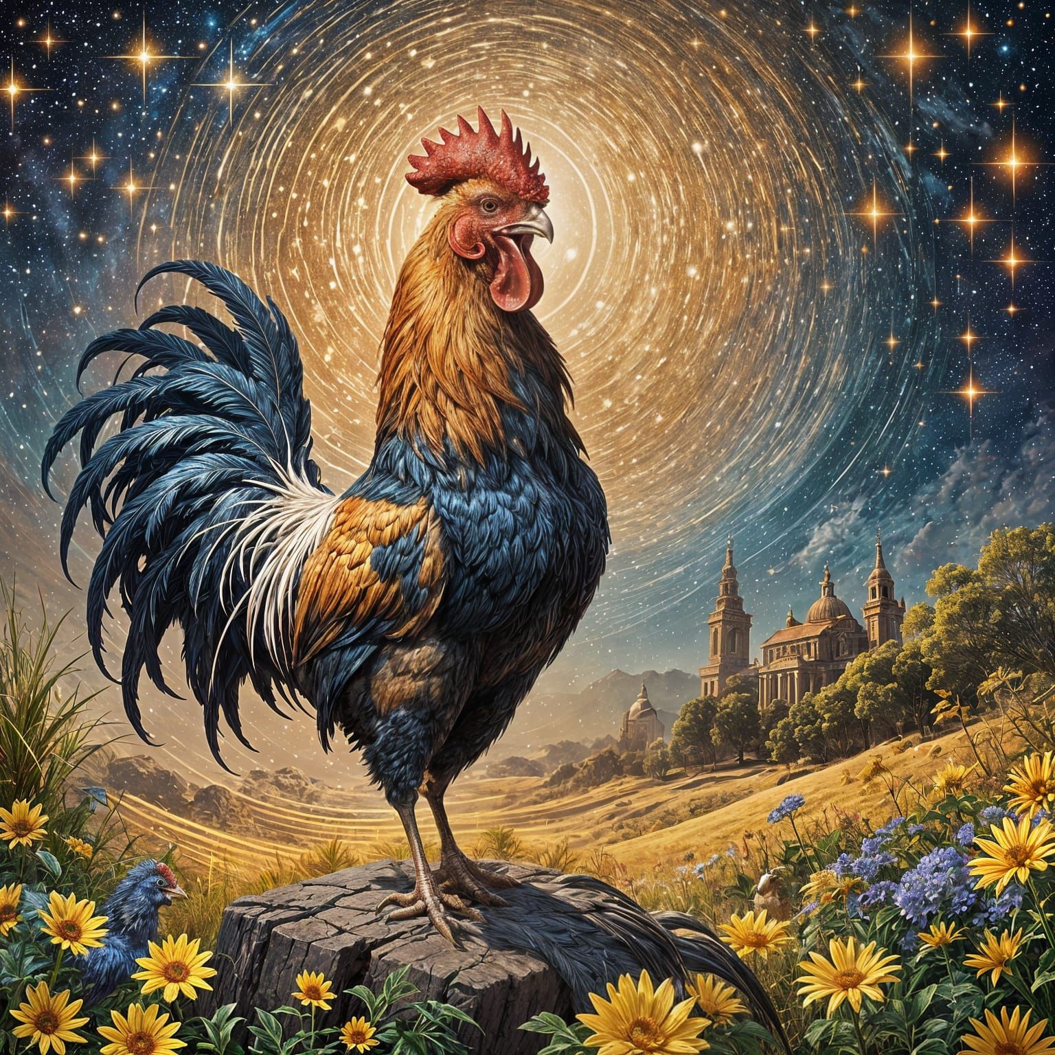 Magic Good Morning Rooster  by @Doug the Old