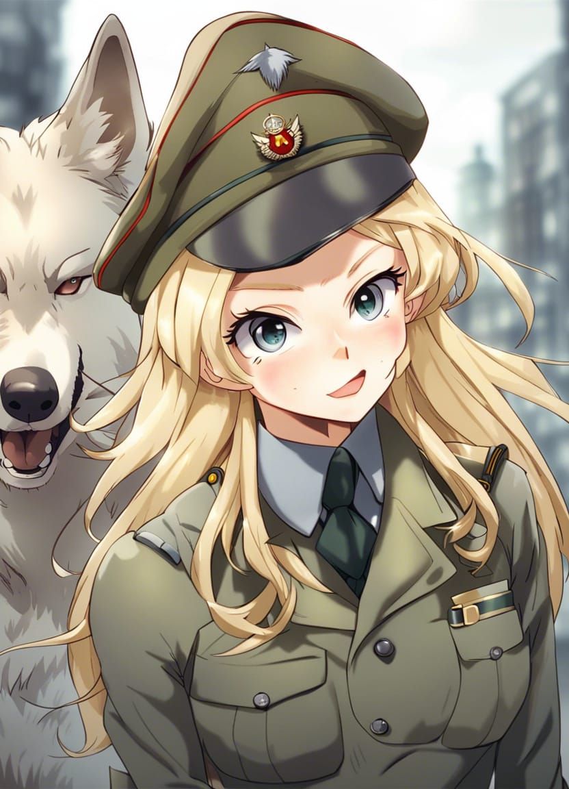 Steam Workshop::AI-Generated Anime Style German Officer Portraits (Male)