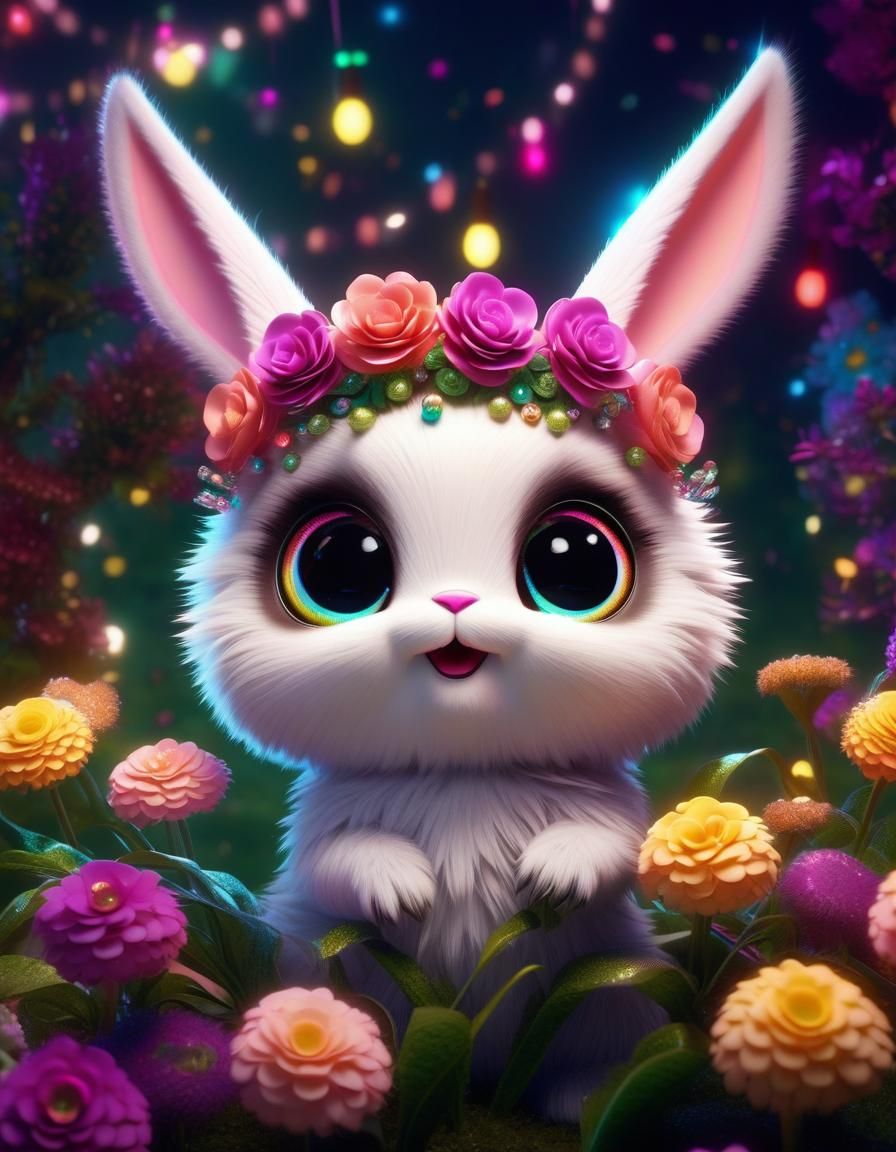 Fluffy Fluffy Bun Bun - AI Generated Artwork - NightCafe Creator