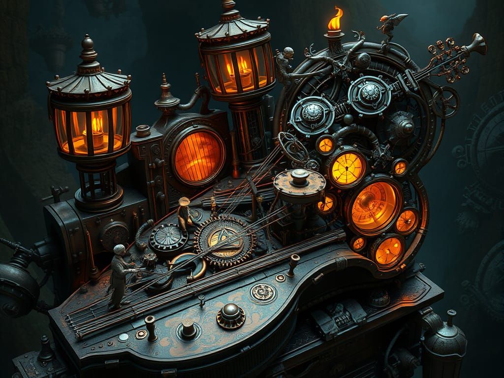 Ultimate steampunk musical instrument