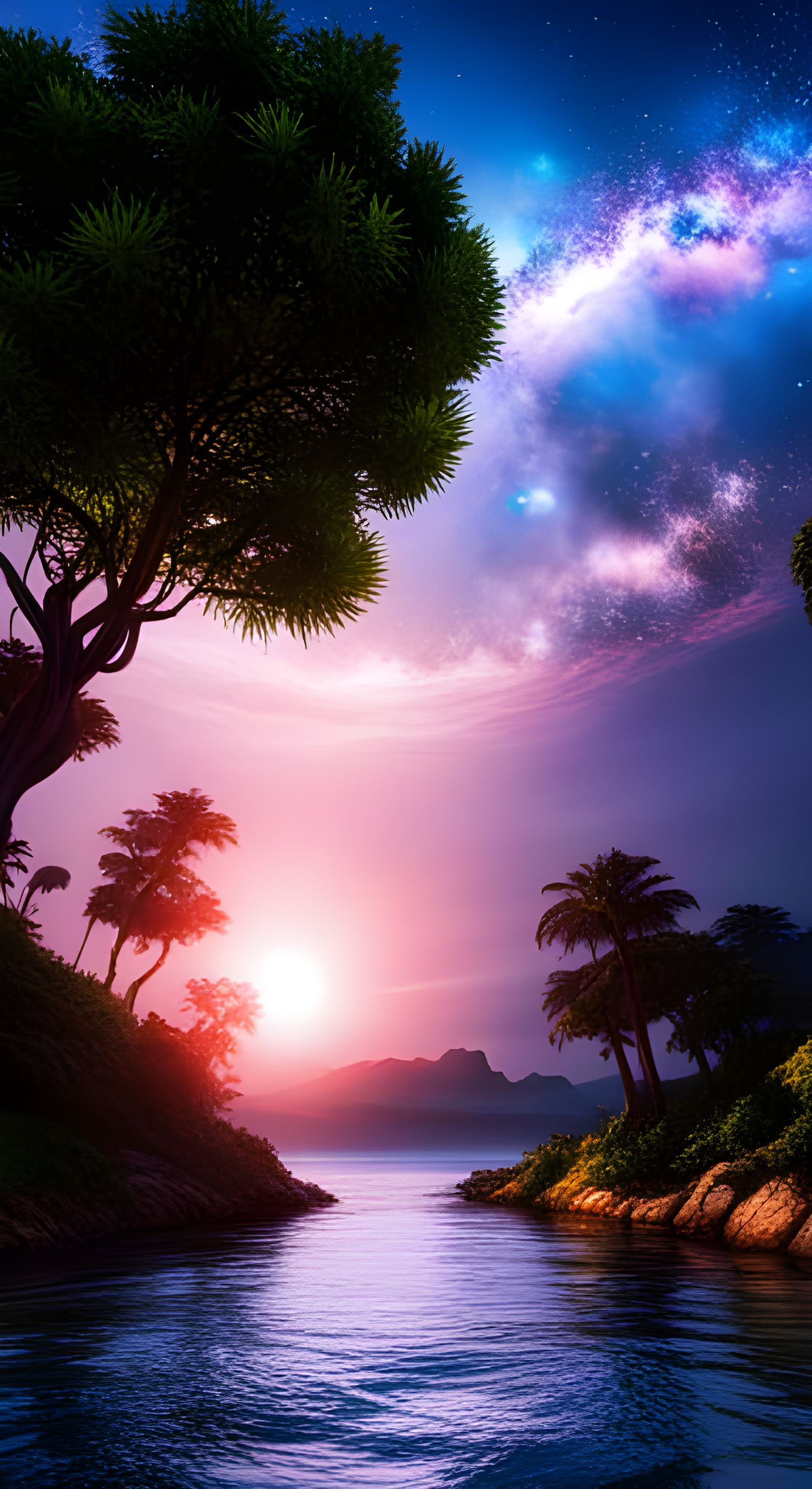Evening lagoon