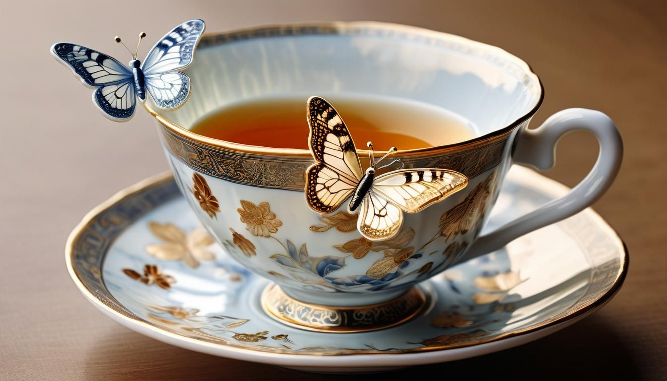 porcelain butterfly   by @Eee17