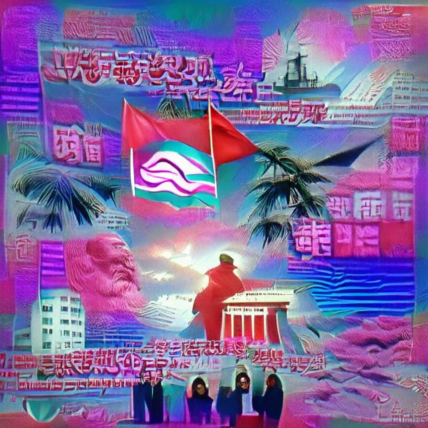 Communist vaporwave