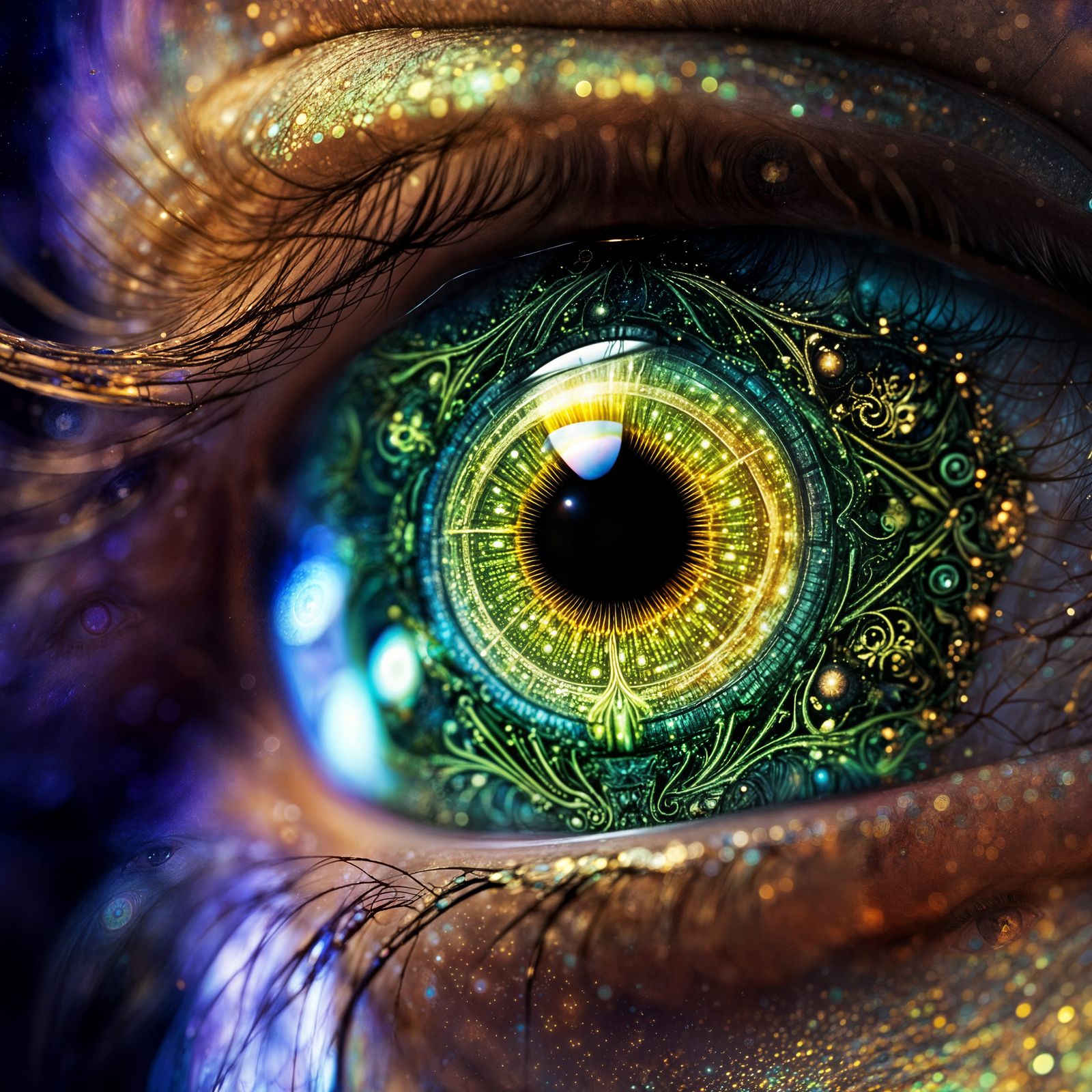 Techno Eye  by @AlphaArt