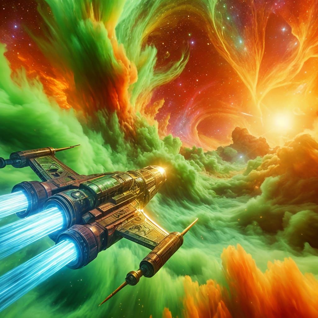 Hyperspace  by @MountainKing 