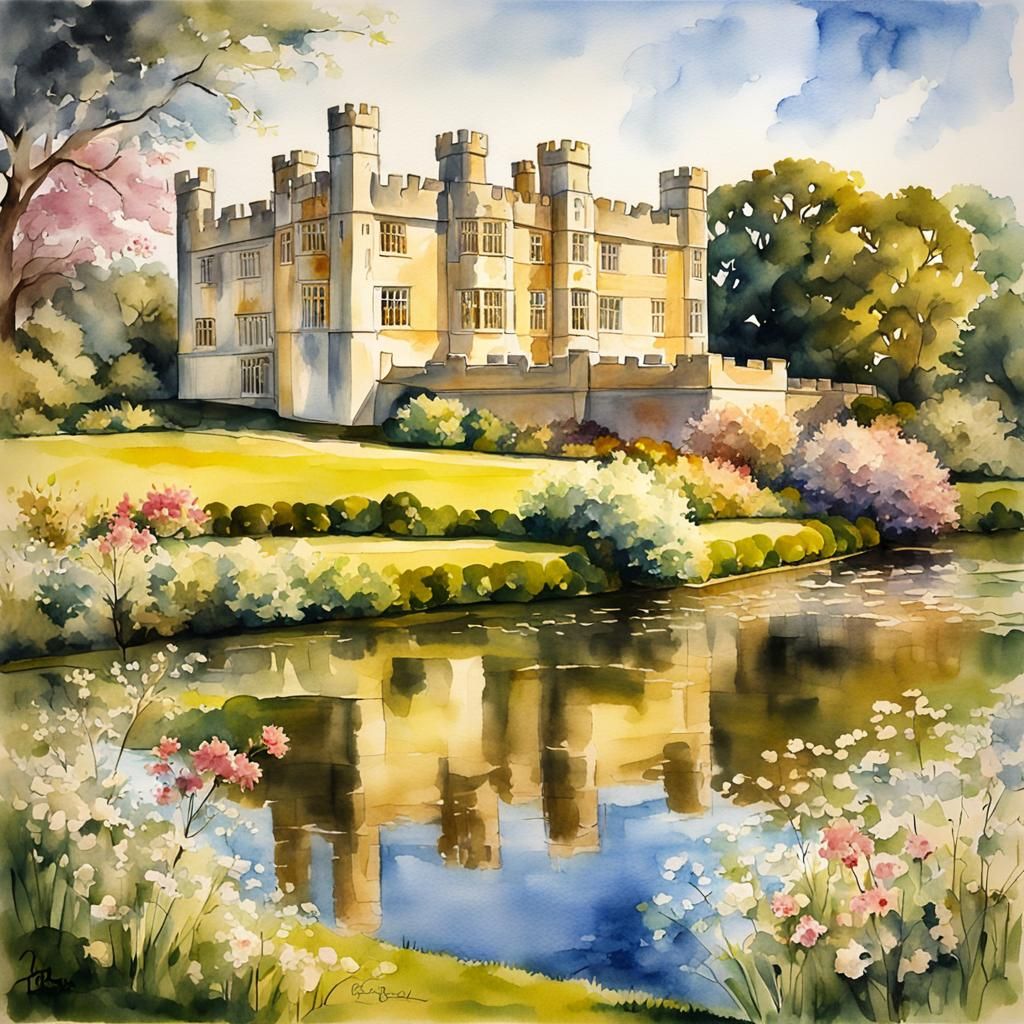 Leeds Castle , Kent Uk