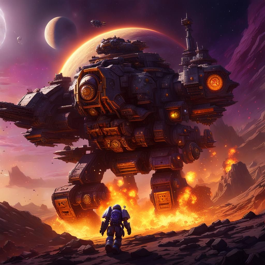 In the grim darkness of the far future, there is only war.