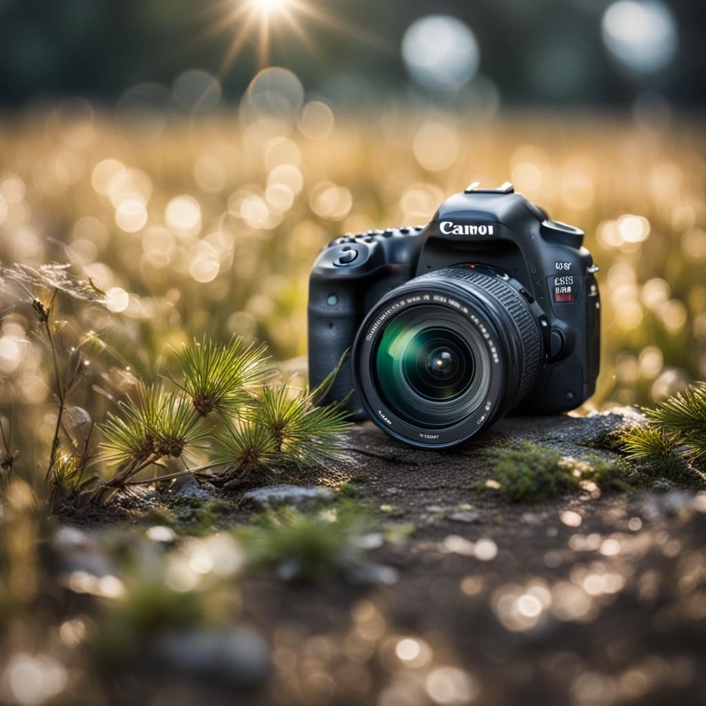 Dandelion Seeds Dispersed in Photorealistic Style