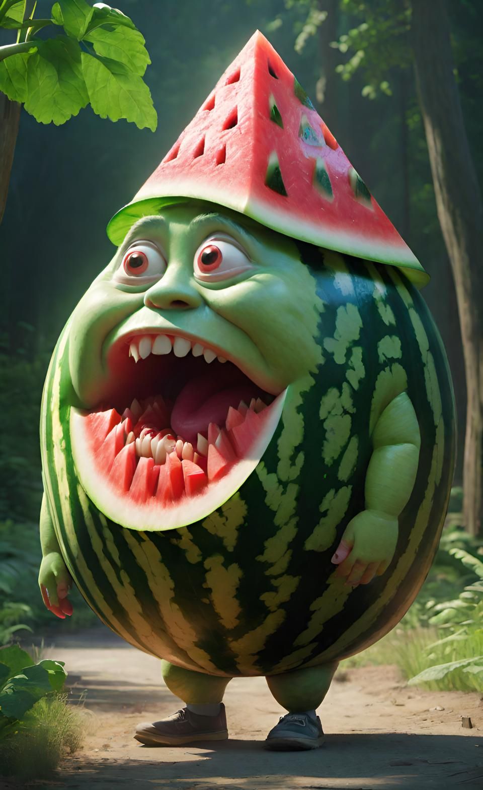 Watermelon monster