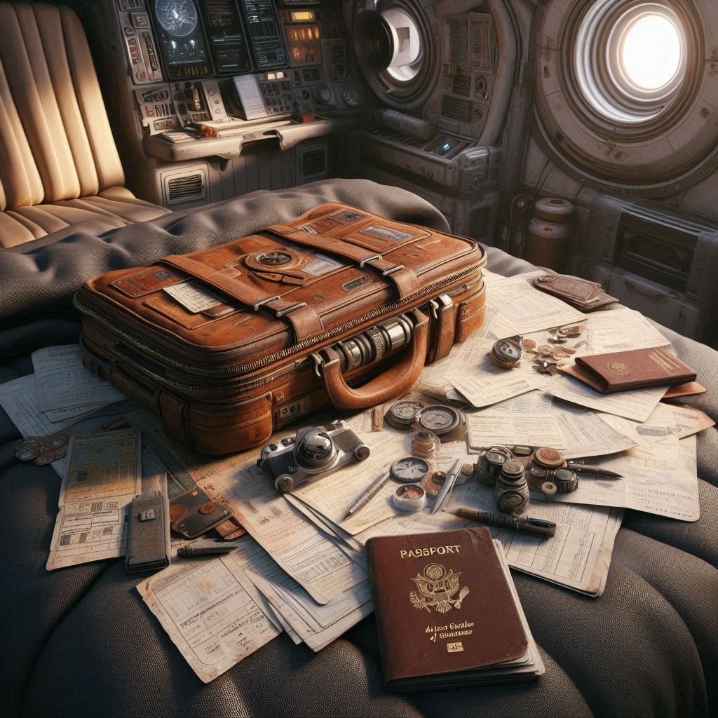 Space Tourist Travel Luggage