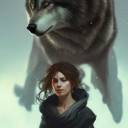 A Woman & A Wolf
