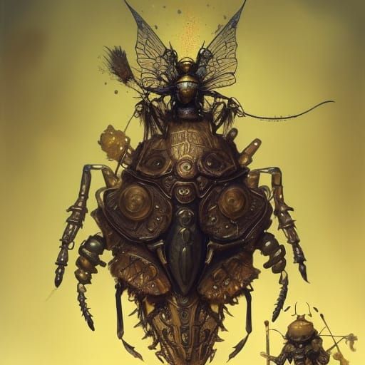 Parade of insect Paladin insect armor verydetailed insectarmor, leather ...