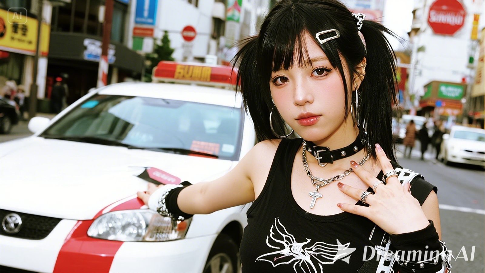 punk gyaru style of okinawa, shibuya and harajuku