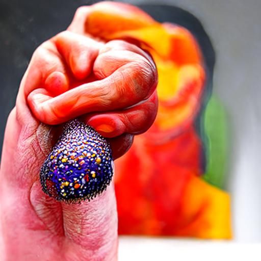 Roman Koshykar puts his fingers where they don't belong