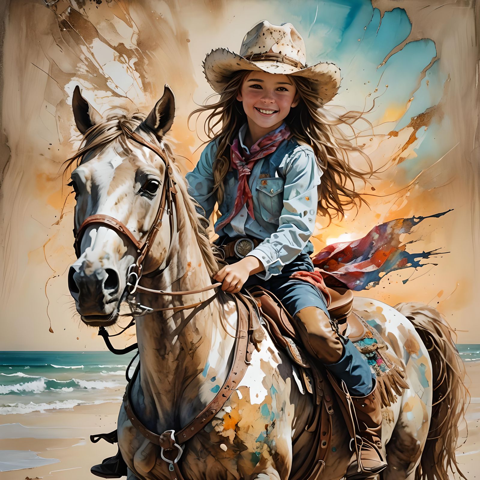 Cowboy girl  by @SultanCerd