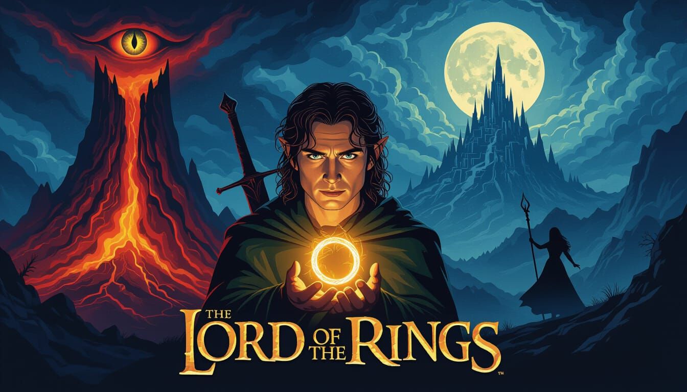 Lord of the rings reinvented new poster