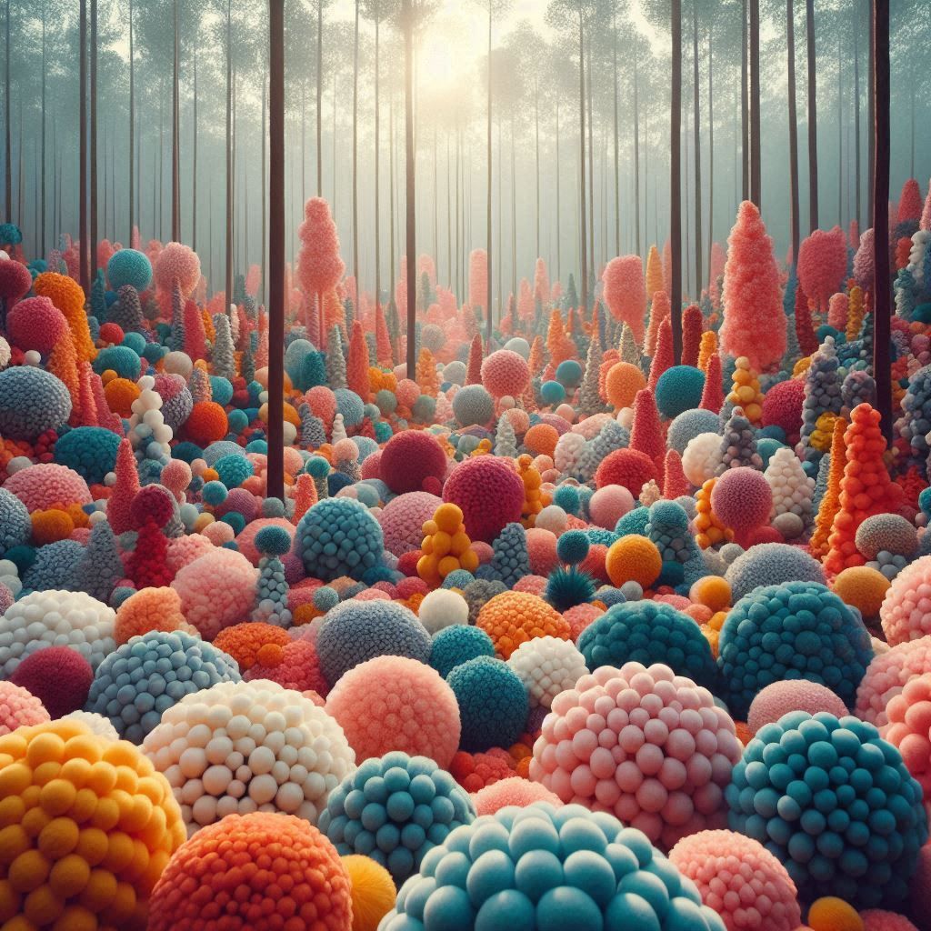 The Forest of Pom Poms
