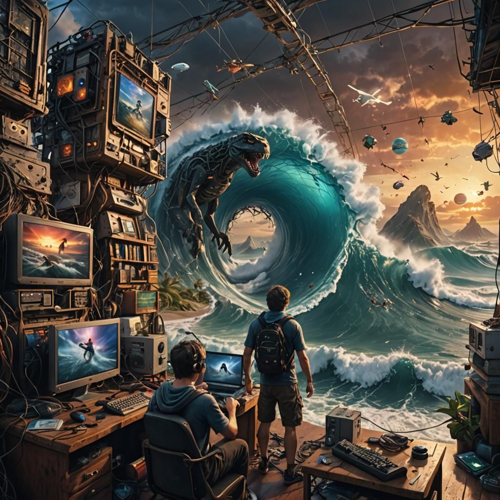 Welcome through the Internet!  by @Andrachiel