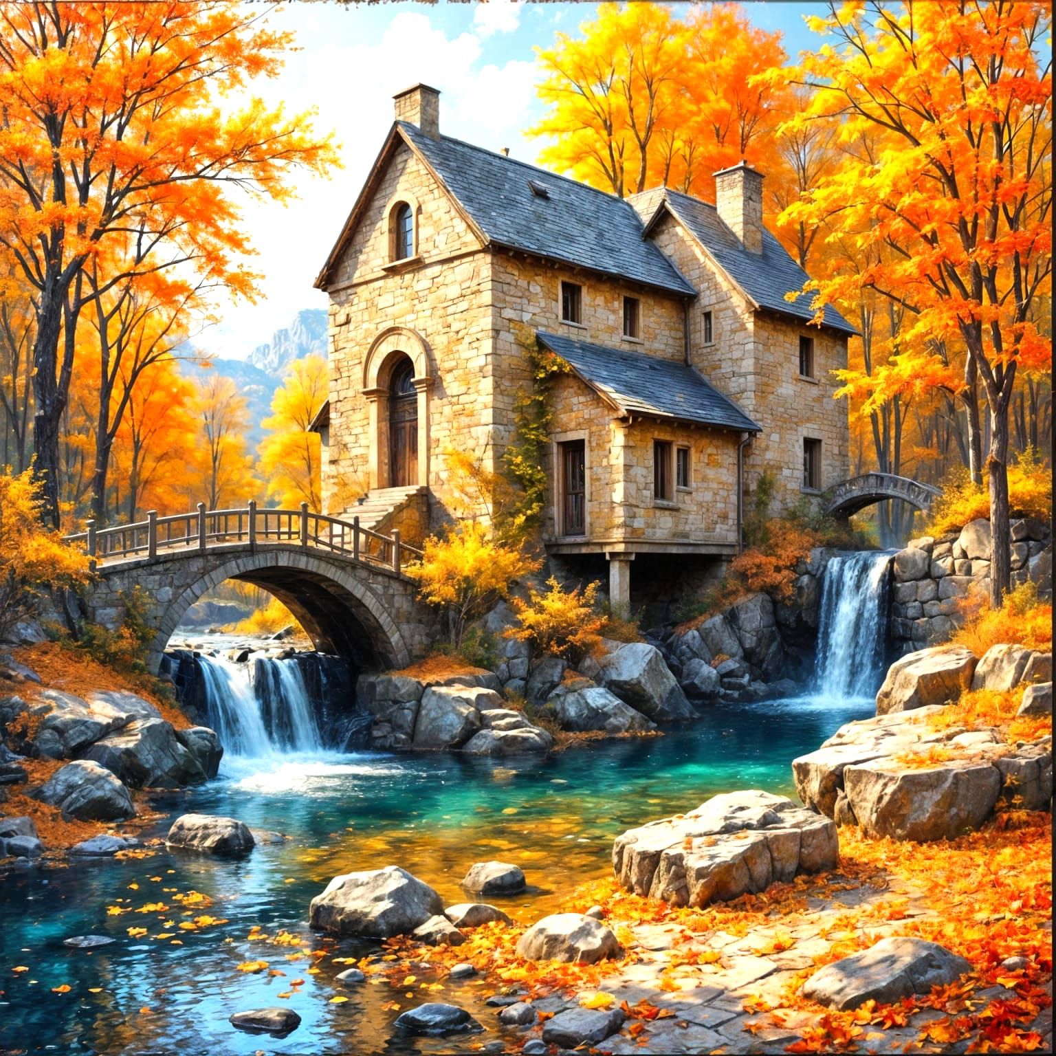 Mountain Retreat  by @George Stanley