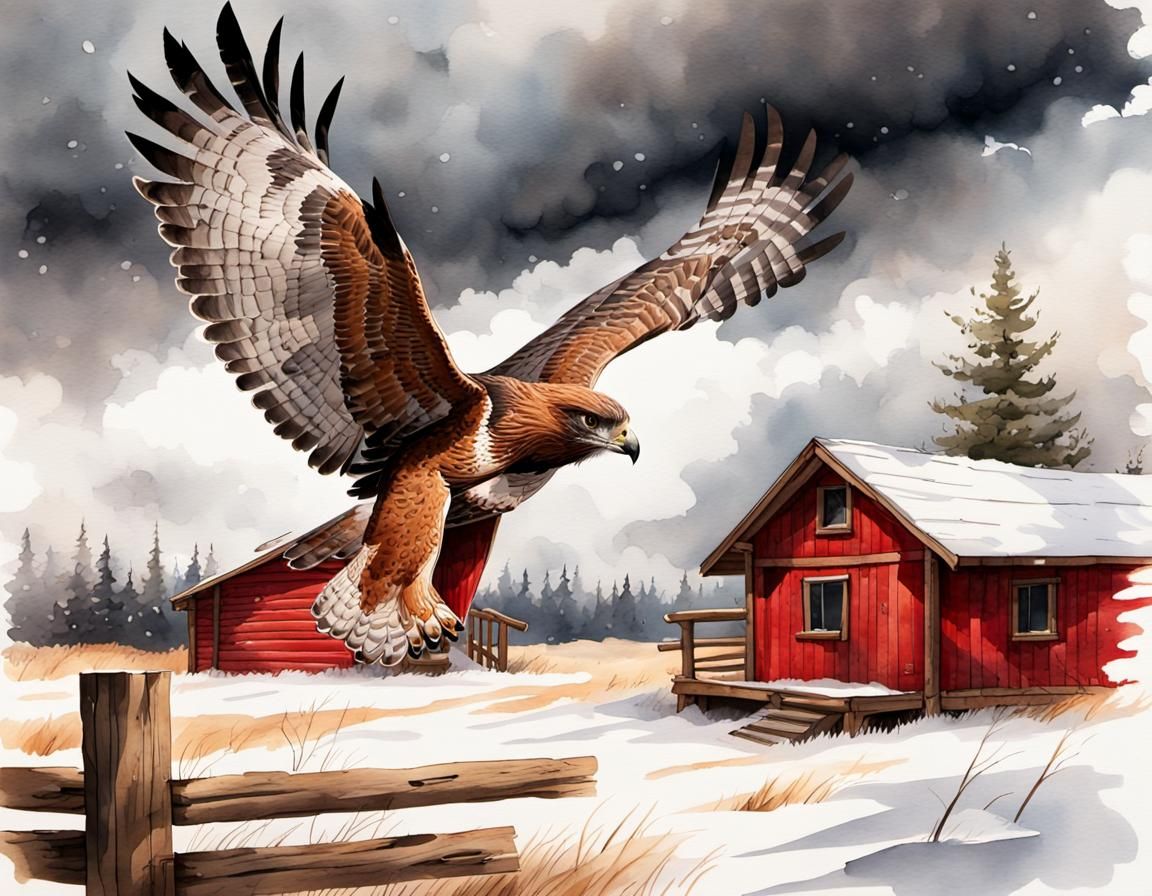 Landing on the Horizon  by @lollipea