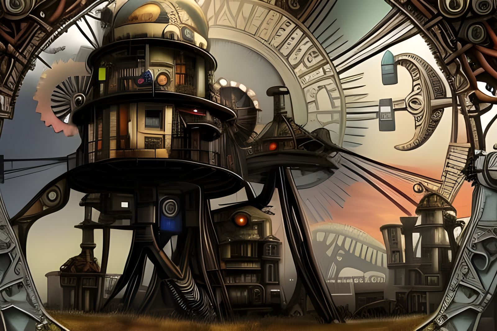 Steampunk Windmill