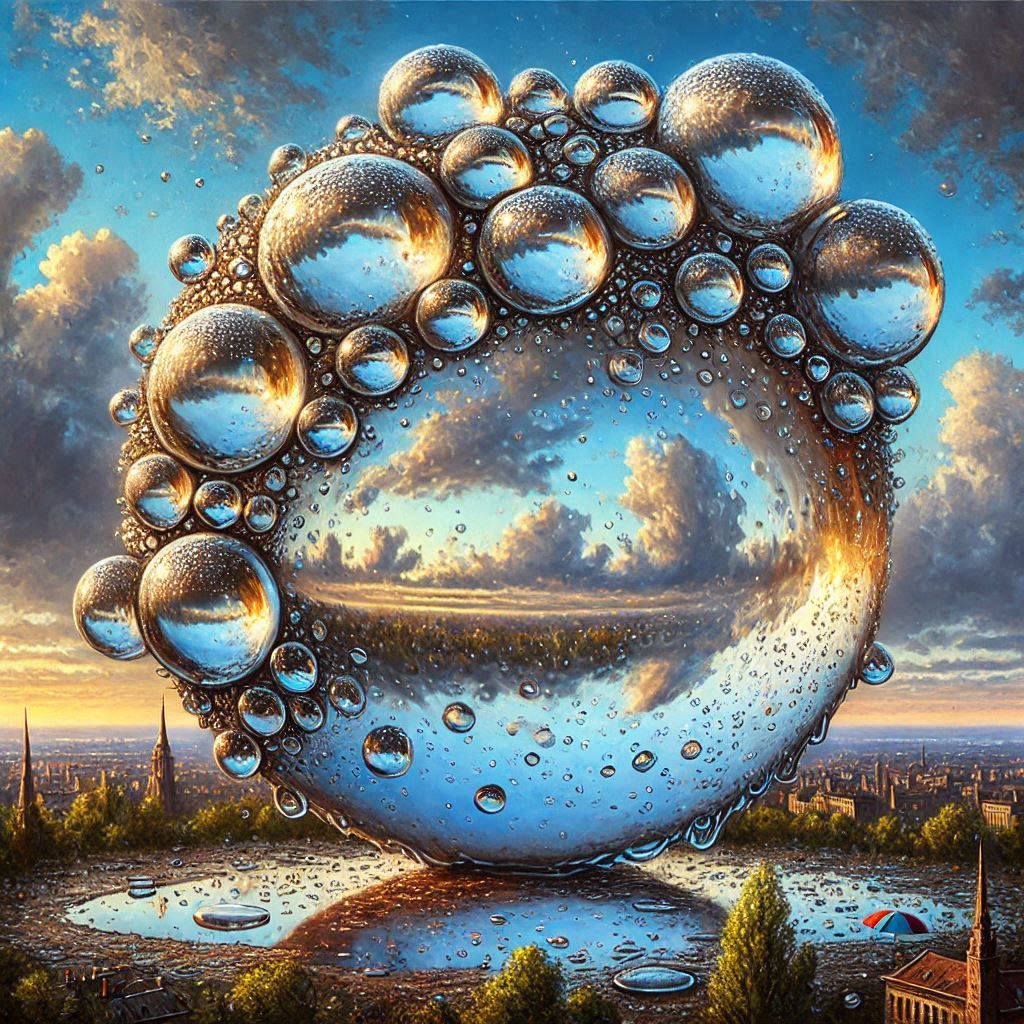 THE BIG BUBBLE  by @Margherita