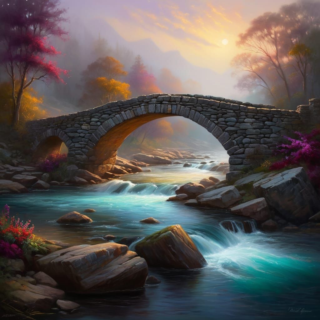Stability Matrix Series - Old stone bridge