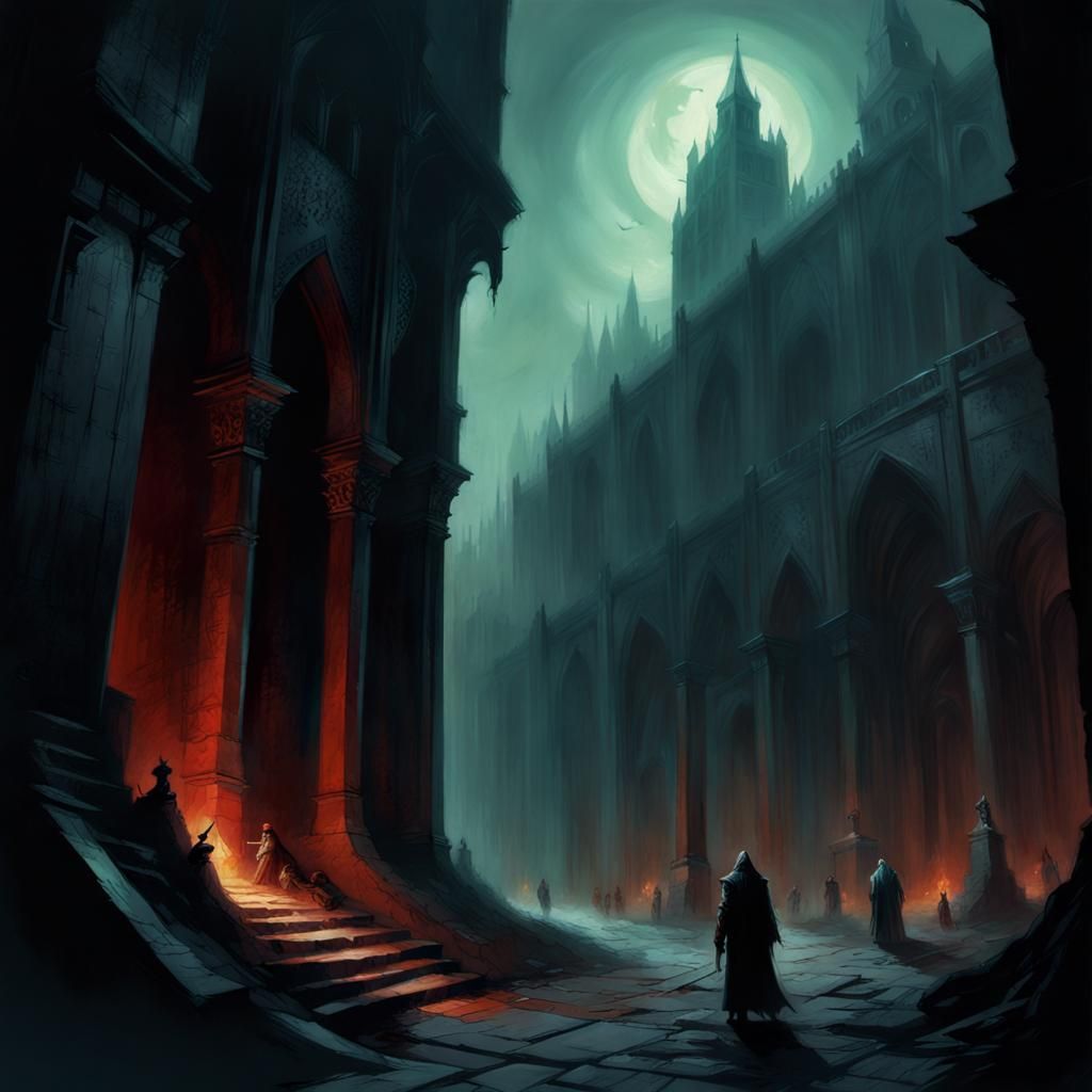 Grimdark by Marc Simonetti - AI Generated Artwork - NightCafe Creator