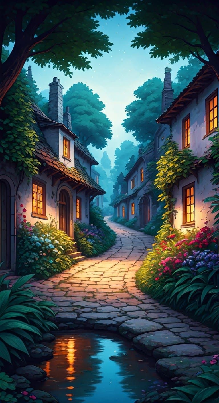 Quiet Village  by @anakin s