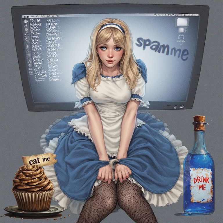 Eat me, drink me, spam me