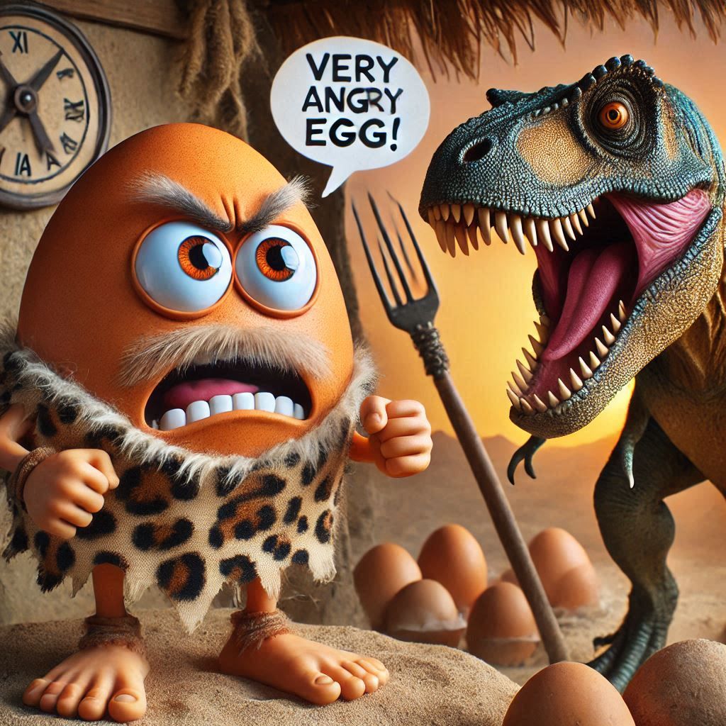 Very angry egg!